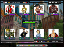 A player battling against an AI opponent UrbanRivalsScreenshot.png