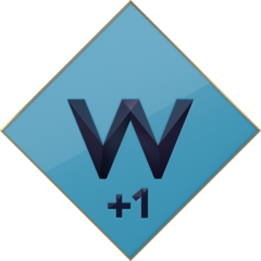 Fourth +1 logo, 15 February 2016 until 28 March 2022