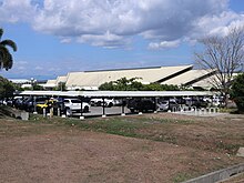 Front side of the terminal building. Davao International Airport front (Sasa, Davao City; 04-22-2024).jpg