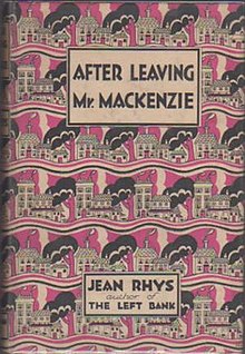 Sampul edisi pertama dari Jean Rhys novel Setelah Meninggalkan Tn. Mackenzie.jpg