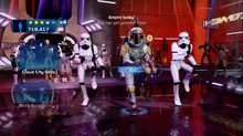 Kinect Star Wars's Galactic Dance-off mode was the subject of both praise and criticism from reviewers. Kinect Star Wars screenshot.png