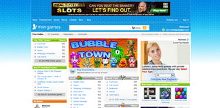 MSN Games Casual gaming web site