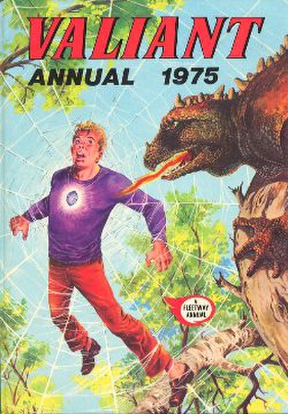 The cover of the 1975 Valiant Annual