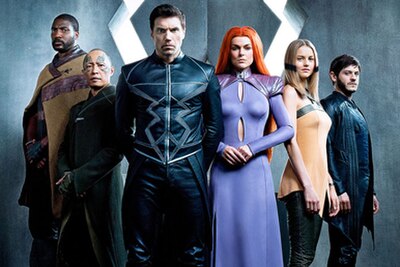 The first cast image for the series, featuring Ikwuakor, Leung, Mount, Swan, Cornish, and Rheon in costume, was met with backlash from both fans and c