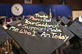 The college's centennial commencement ceremony