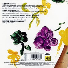 Back artwork - Swedish CD single