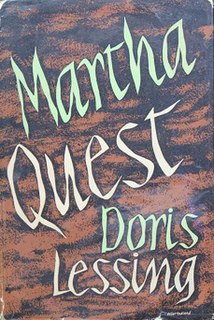 <i>Martha Quest</i> book by Doris Lessing