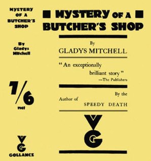 <i>The Mystery of a Butchers Shop</i> 1929 novel