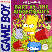 Cover art of The Simpsons: Bart vs. The Juggernauts
