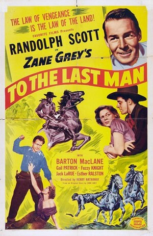 1933 Film To The Last Man