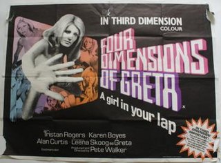 <i>Four Dimensions of Greta</i> 1972 British film by Pete Walker