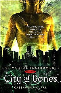 <i>City of Bones</i> (Clare novel) 2007 fantasy novel by Cassandra Clare