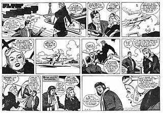 <i>Flyin Jenny</i> American comic strip by Russell Keaton