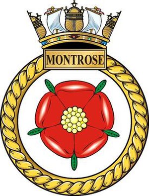 Image: HMS MONTROSE ship's crest