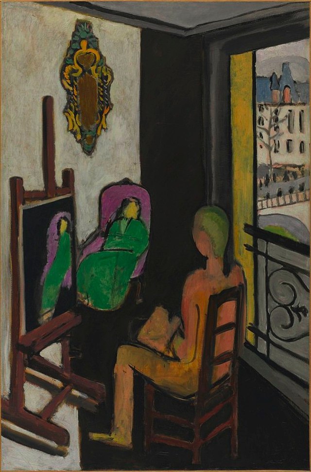 Wig Melbourne Gouverneur File:Henri Matisse, 1916-17, Le Peintre dans son atelier (The Painter and  His Model), oil on canvas, 146.5 x 97 cm, Musée National d'Art Moderne,  Centre Georges Pompidou, Paris.jpg - Wikipedia