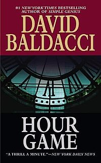 <i>Hour Game</i> book by David Baldacci