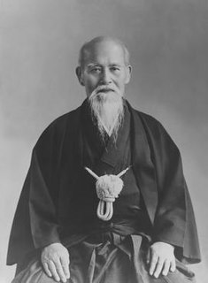 Morihei Ueshiba 20th-century Japanese martial artist