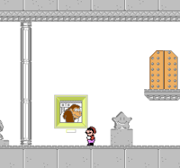 Screenshot of the Nintendo Entertainment System version of Mario's Time Machine