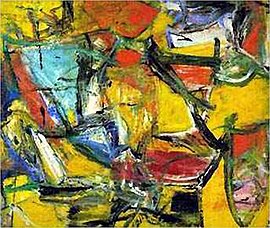 Berita polisi oleh Willem de Kooning 1955.jpg