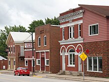 Buildings in downtown Garnavillo DowntownGarnavilloIowa.jpg