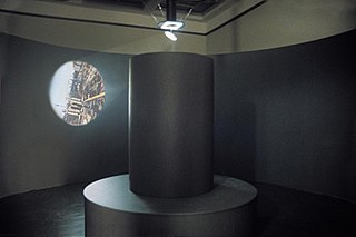 Graham Budgett, Weltanschauung: an installed view, installation, 1998, Trondheim Art Museum, Norway. Graham Budgett Weltanschauung 1998.jpg