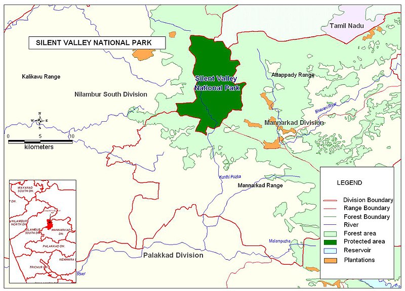 File:Map of Silent Valley NP.jpg