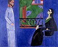 The Conversation (1908–1912) by Henri Matisse used blue to express the emotions he wanted the viewer to feel.