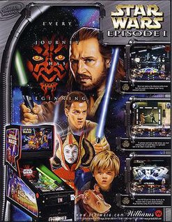 <i>Star Wars Episode I</i> (pinball) 1999 video game, pinball
