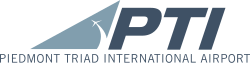 Piedmont Triad International Airport Logo November 2021.svg