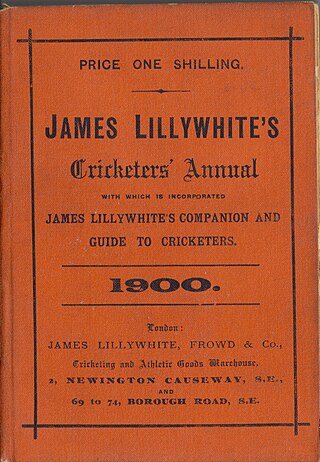 <i>James Lillywhites Cricketers Annual</i>