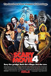 <i>Scary Movie 4</i> 2006 horror comedy parody film directed by David Zucker