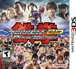 <i>Tekken 3D: Prime Edition</i> 2012 fighting game for the Nintendo 3DS