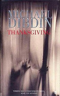 Thanksgiving (novel) book by Michael Dibdin