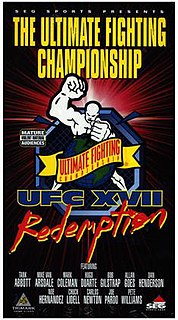 UFC 17 UFC mixed martial arts event in 1998