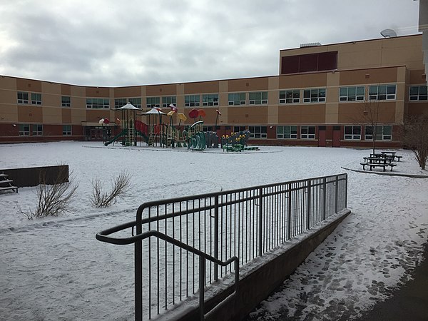 Inner courtyard with playground