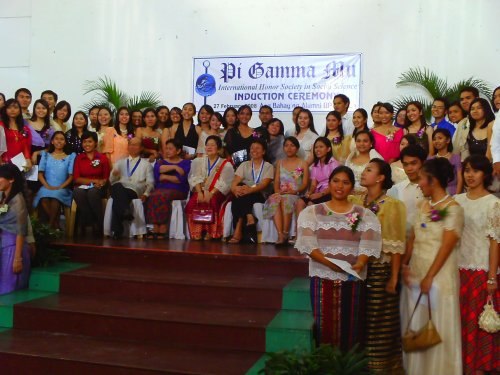 Newly Initiated Members of Pi Gamma Mu at UP Diliman