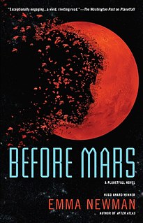 <i>Before Mars</i> (novel) 2018 novel by Emma Newman