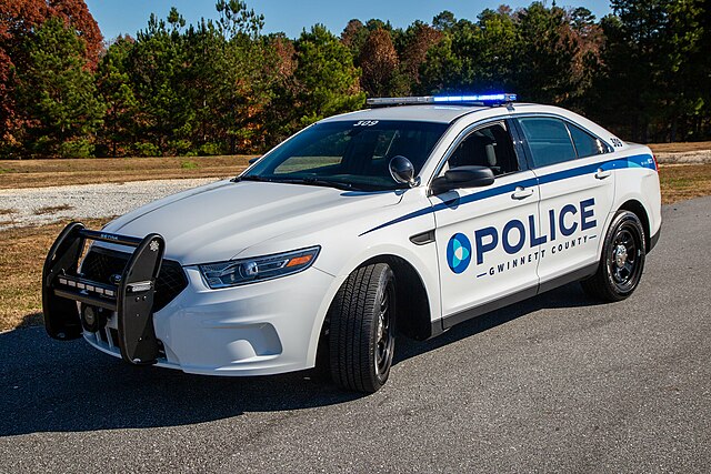 Gwinnett County police car in 2021