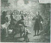 Illustration of Nicolaus Ludwig Zinzendorf preaching Haidt Zizendorf.JPG