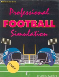 <i>Pro Football Simulation</i> 1989 video game