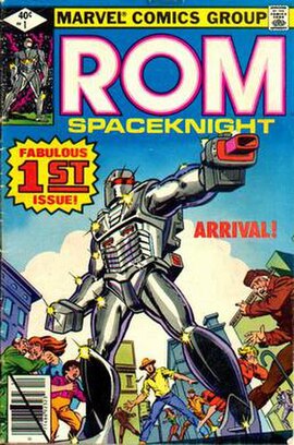 Cover of Rom #1 (Dec. 1979), art by Frank Miller.