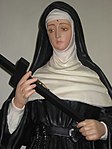 Statue of St. Rita of Cascia at St. Leonard of Port Maurice Church in the North End of Boston