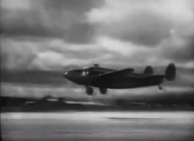 A Lockheed Model 14 Super Electra stood in for the Lambert Bomber X291 in Emergency Landing.
