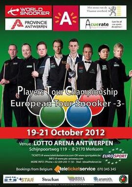 European Tour 2012/2013 – Event 3