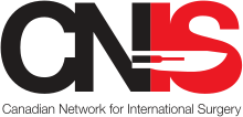Canadian Network for International Surgery Logo 2009 June.svg