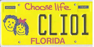 <span class="mw-page-title-main">Choose Life license plates</span>