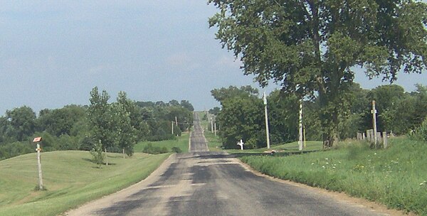 Terminal moraines, such as this one in central Kendall County, rise dramatically from the surrounding plain.