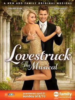 <i>Lovestruck: The Musical</i> 2013 American romance jukebox musical television film directed by Sanaa Hamri