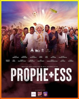 <i>Prophetess</i> (film) 2021 Nigerian sports comedy film by Niyi Akinmolayan