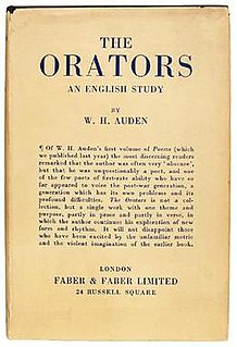 <i>The Orators</i> book